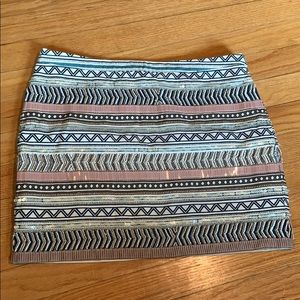 EUC Mango beaded skirt